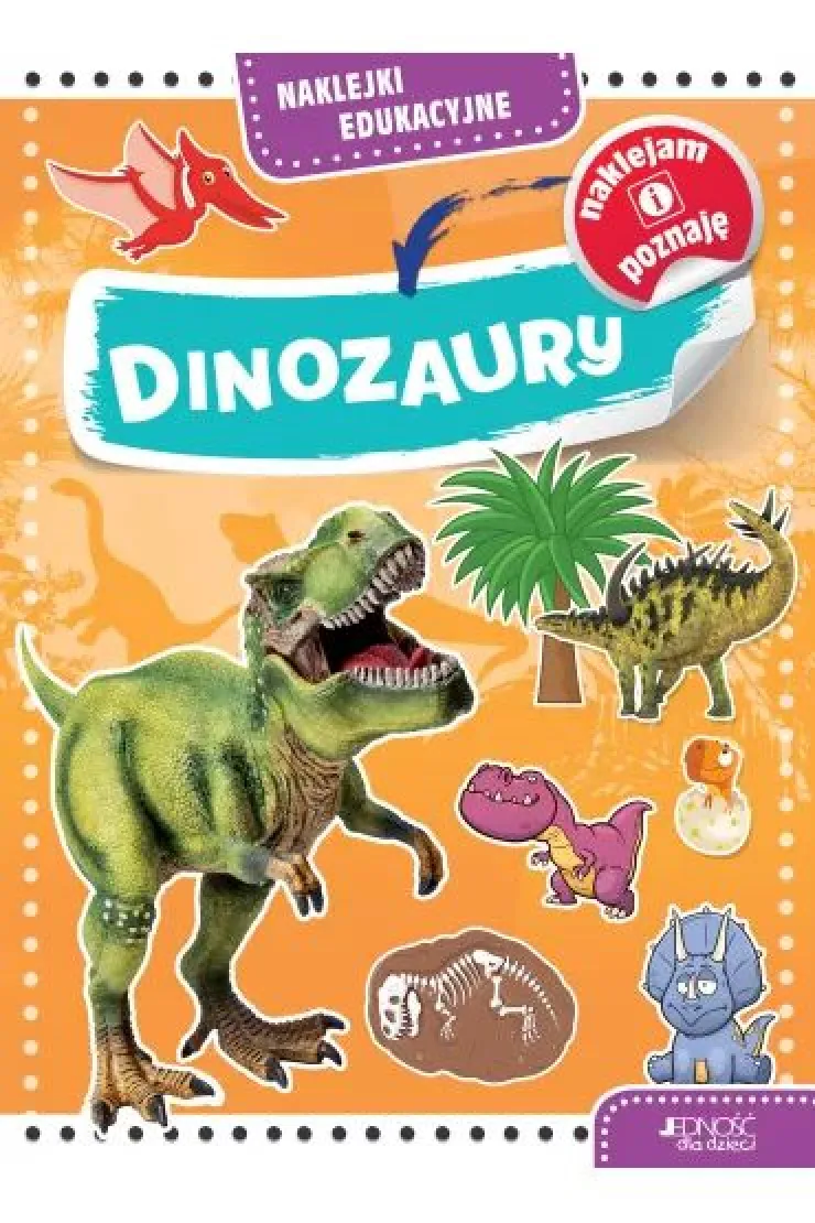 Naklejki edukacyjne. Dinozaury