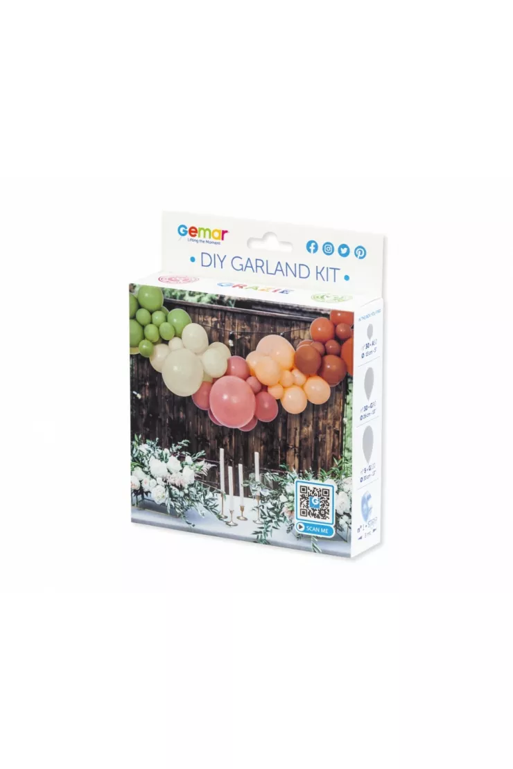 Girlanda balonowa DIY Boho