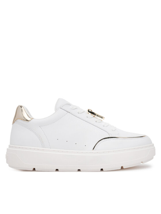 LOVE MOSCHINO Sneakersy JA15214G1MIA610A Biały