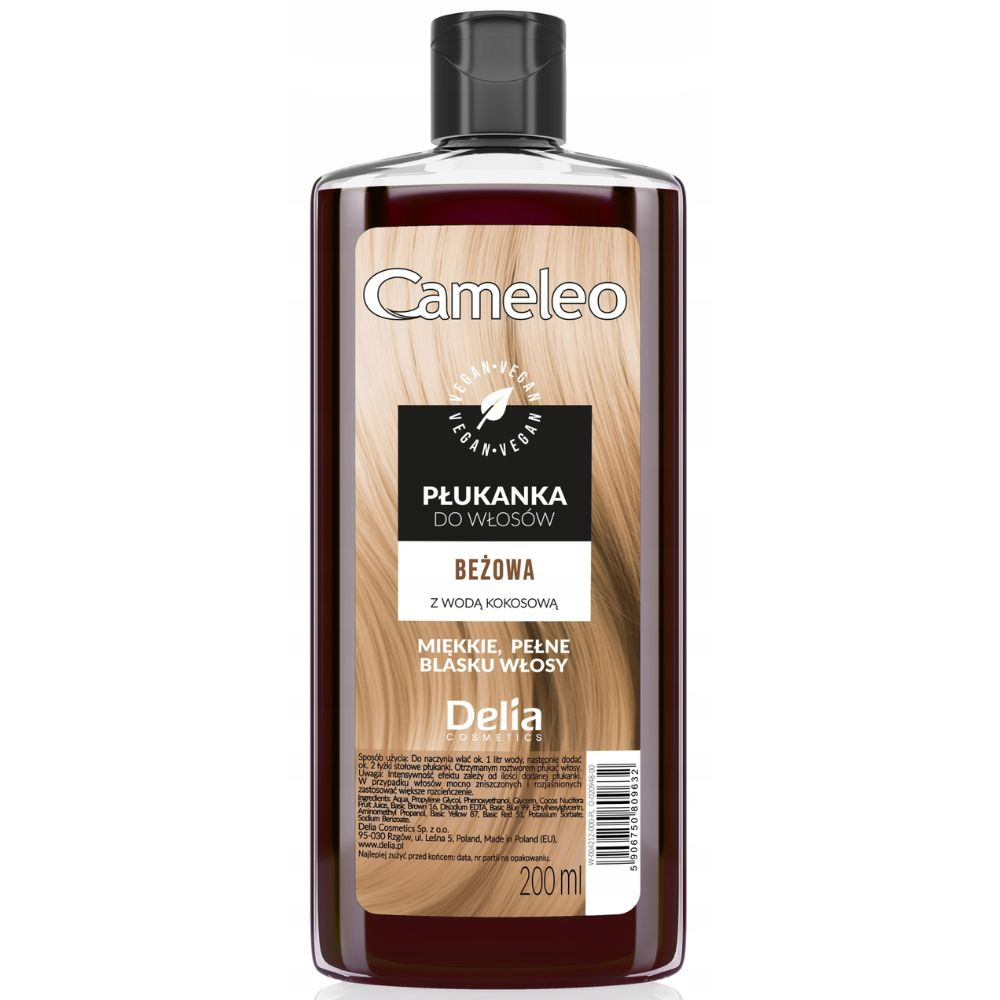 Cameleo Beżowa płukanka do włosów 200 ml miniaturka