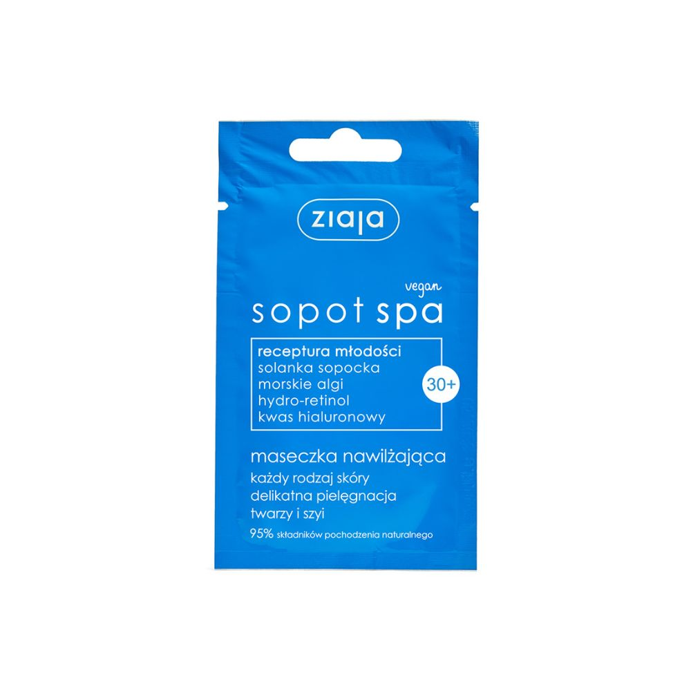 Ziaja Sopot Spa maseczka nawilżająca 7 ml miniaturka