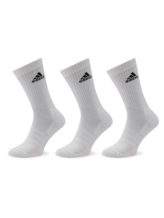 adidas Skarpety długie Cushioned Crew Socks 3 Pairs HT3446 Biały