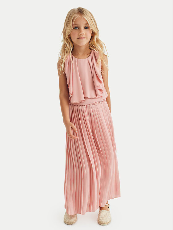 Abel & Lula Komplet top i spodnie 5234 Różowy Regular Fit