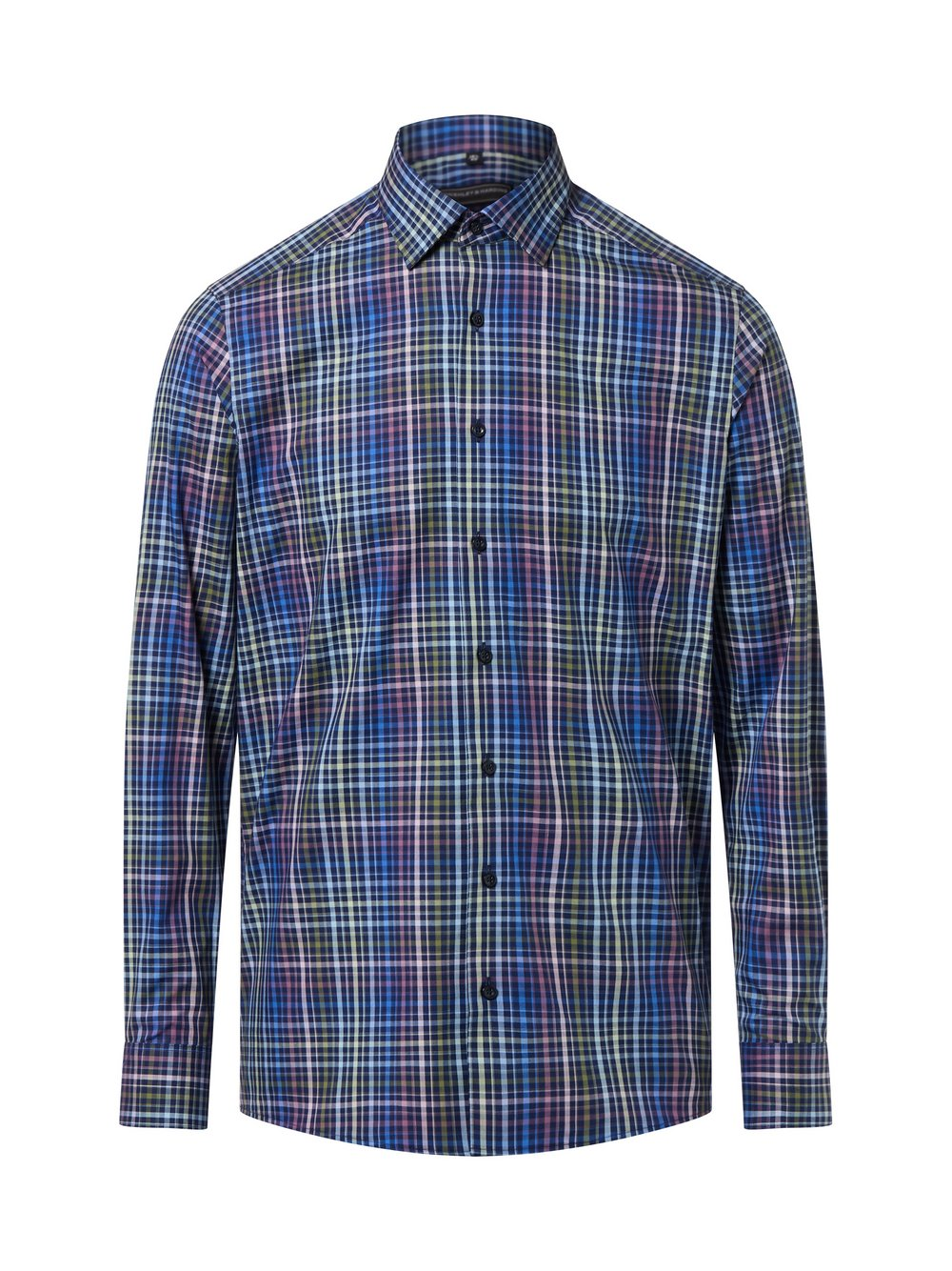 Finshley & Harding Męska koszula biznesowa Mężczyźni Modern Fit Bawełna niebieski, 40