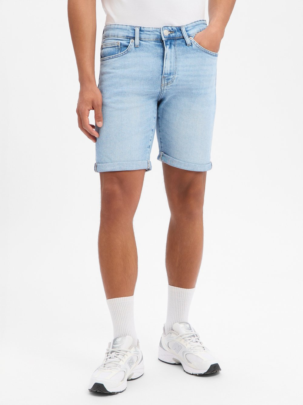 Only&Sons Męskie spodenki jeansowe - ONSply Mężczyźni Bawełna niebieski, S