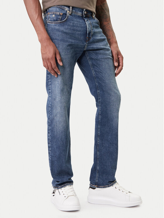 KARL LAGERFELD Jeansy 265501 500843 Niebieski Slim Fit