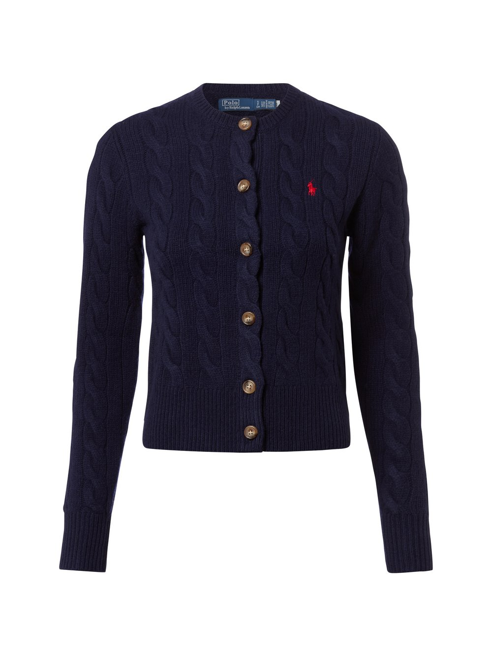Polo Ralph Lauren Kardigan damski z zawartością kaszmiru Kobiety Kaszmir niebieski, S