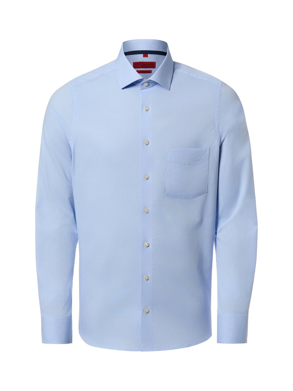 Finshley & Harding Męska koszula biznesowa Mężczyźni Slim Fit Bawełna niebieski, 44