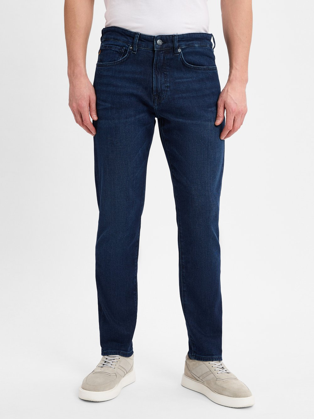 BOSS Orange Dżinsy slim taper - Onyx Mężczyźni Bawełna niebieski, 32-32