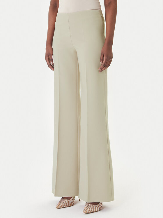 Rinascimento Spodnie palazzo CFC0127878003 Beżowy Wide Leg