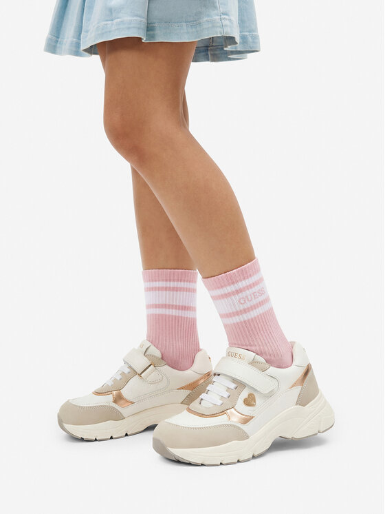 Guess Sneakersy CEO-CI12-TONIC-01 Biały