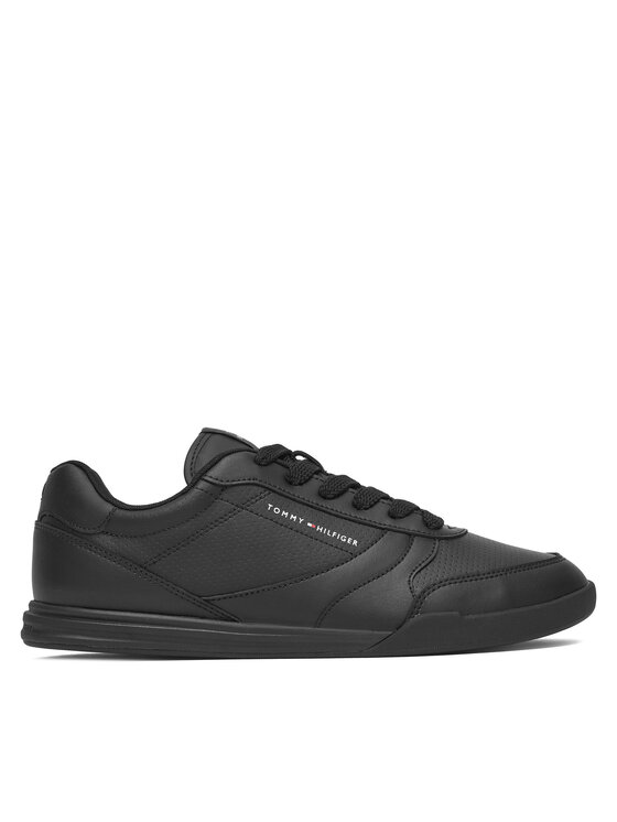 Tommy Hilfiger Sneakersy Lopro Cup Leather FM0FM05677 Czarny
