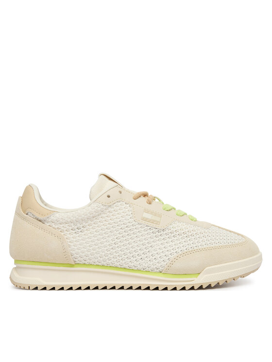 Tommy Jeans Sneakersy Tjw Low Profile Runner Knit EN0EN02992 Beżowy