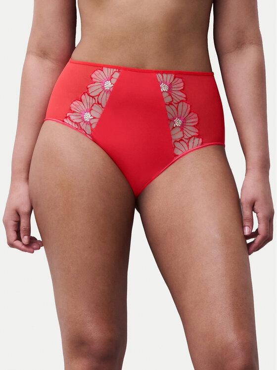 Chantelle Figi klasyczne z wysokim stanem Lush C22OC5 Koralowy