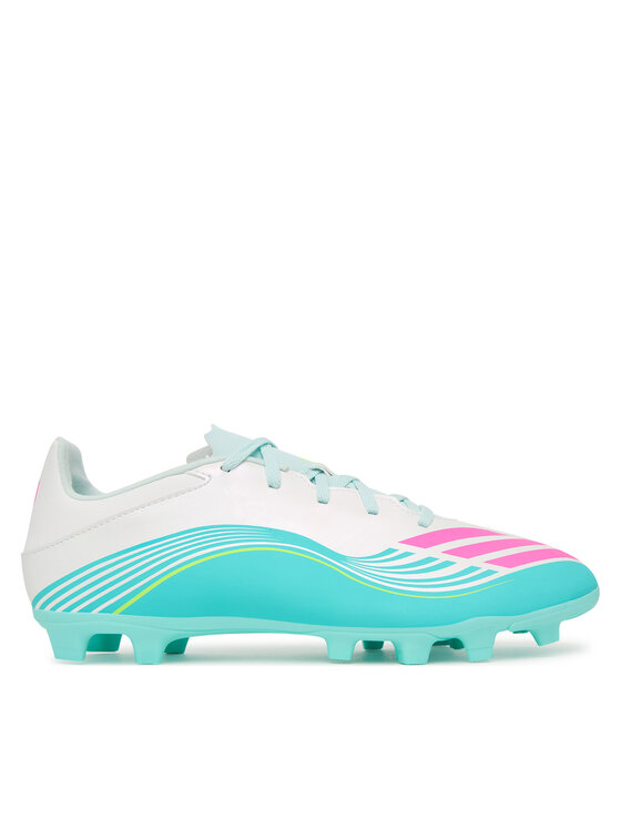 adidas Buty do piłki nożnej F50 Messi Club Fg/Mg JQ0946 Turkusowy