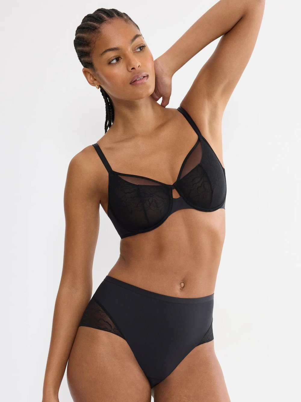 Triumph Damski biustonosz minimizer - Comfort Contour Kobiety Sztuczne włókno czarny, 80D