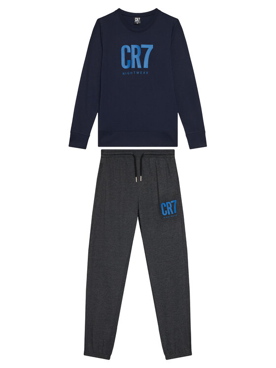 Cristiano Ronaldo CR7 Piżama 8770-42 Czarny Regular Fit