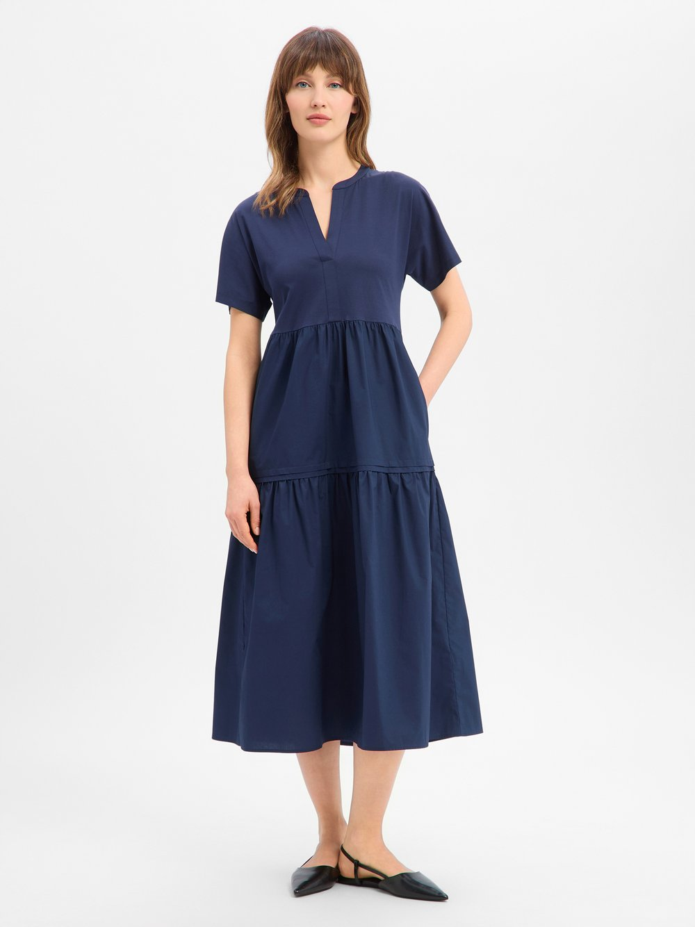 Weekend Max Mara Damska sukienka na co dzień - WKDCapsula Kobiety Bawełna (100%) niebieski, XL