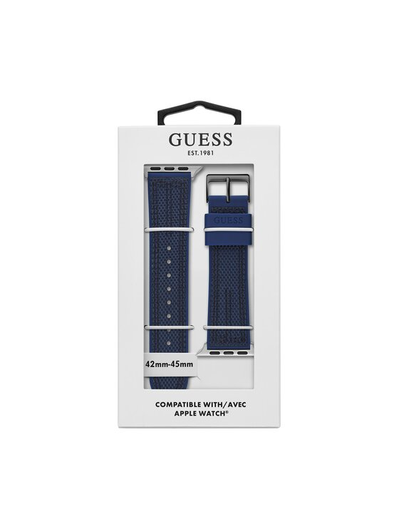 Guess Wymienny pasek do zegarka Apple Watch CS3003S3 Granatowy