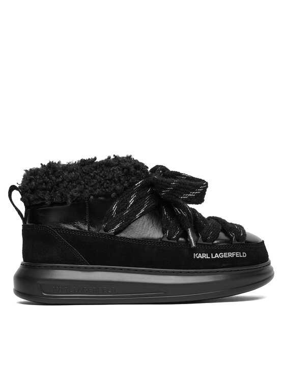 KARL LAGERFELD Śniegowce Kapri Kosi KL44525 Czarny