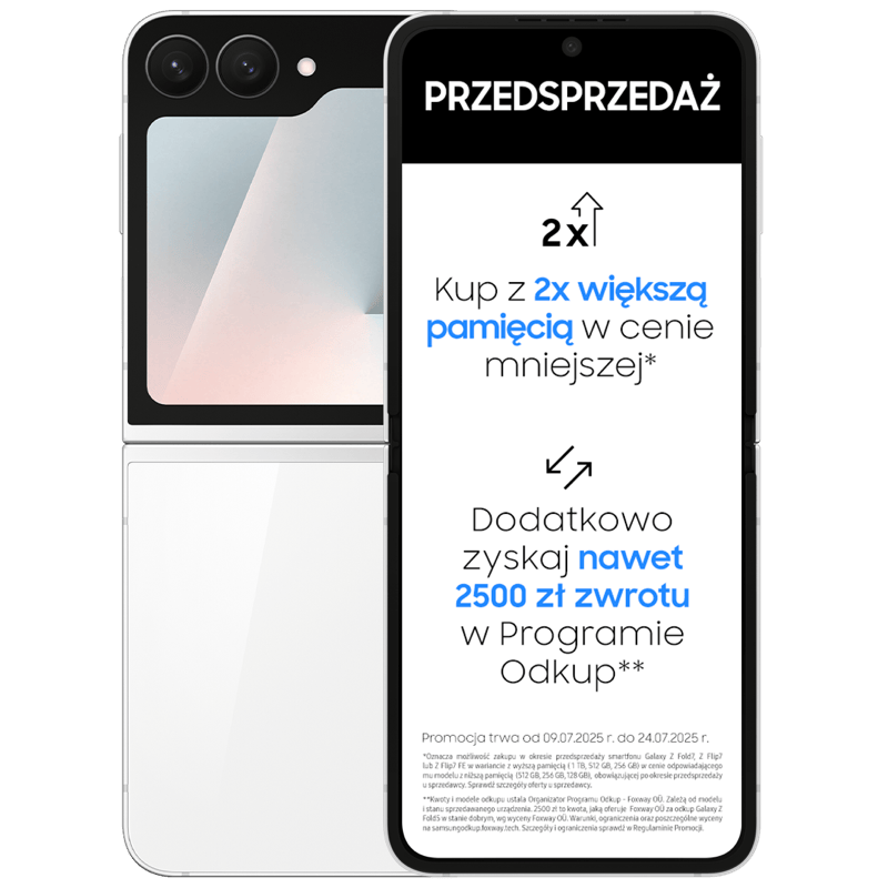 Samsung Galaxy Z FLIP7 FE 5G 8/256GB Biały