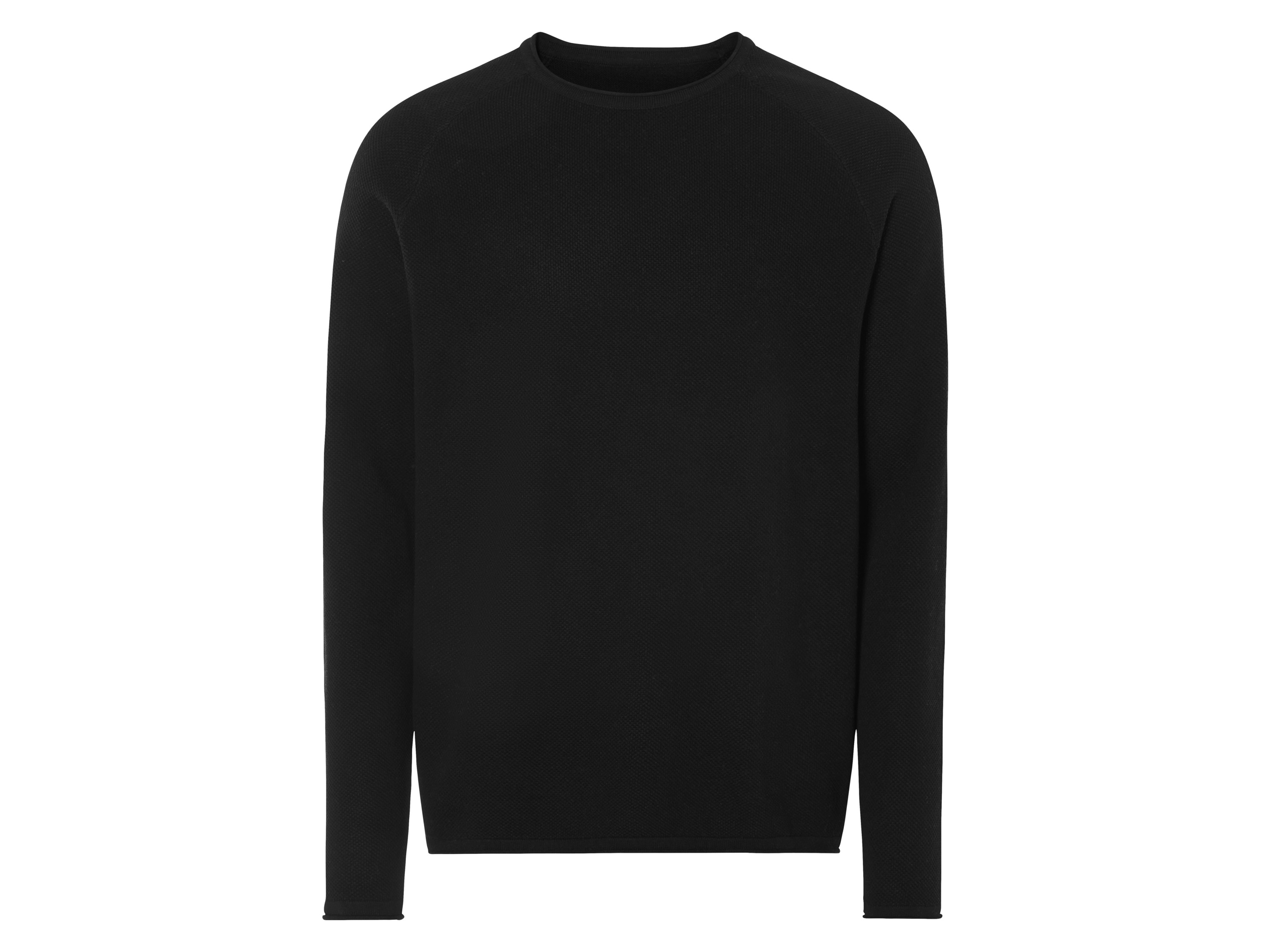 LIVERGY® Sweter męski z delikatnej dzianiny (Czarny, S (44/46)) miniaturka