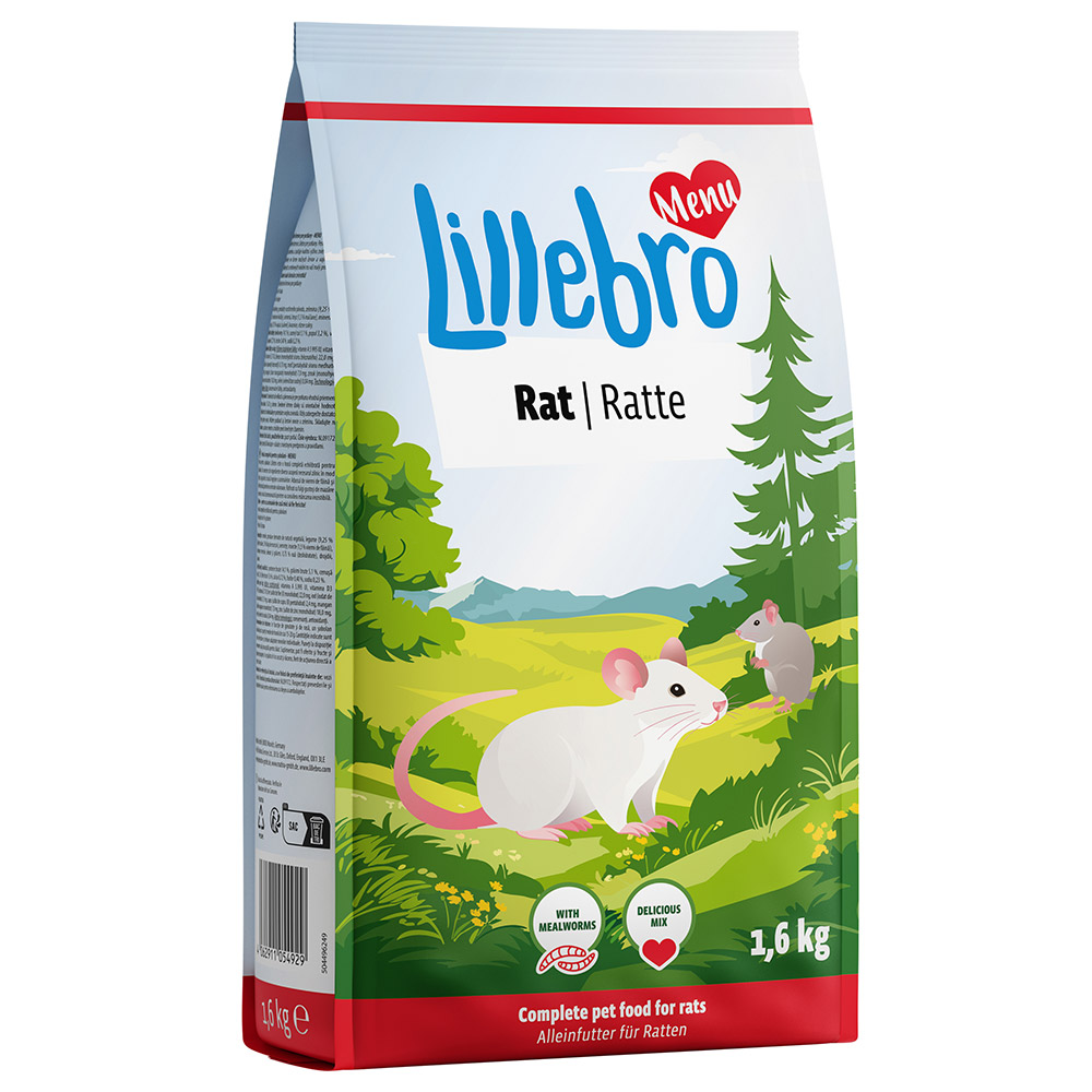 Lillebro karma dla szczurów - 3 x 1,6 kg miniaturka