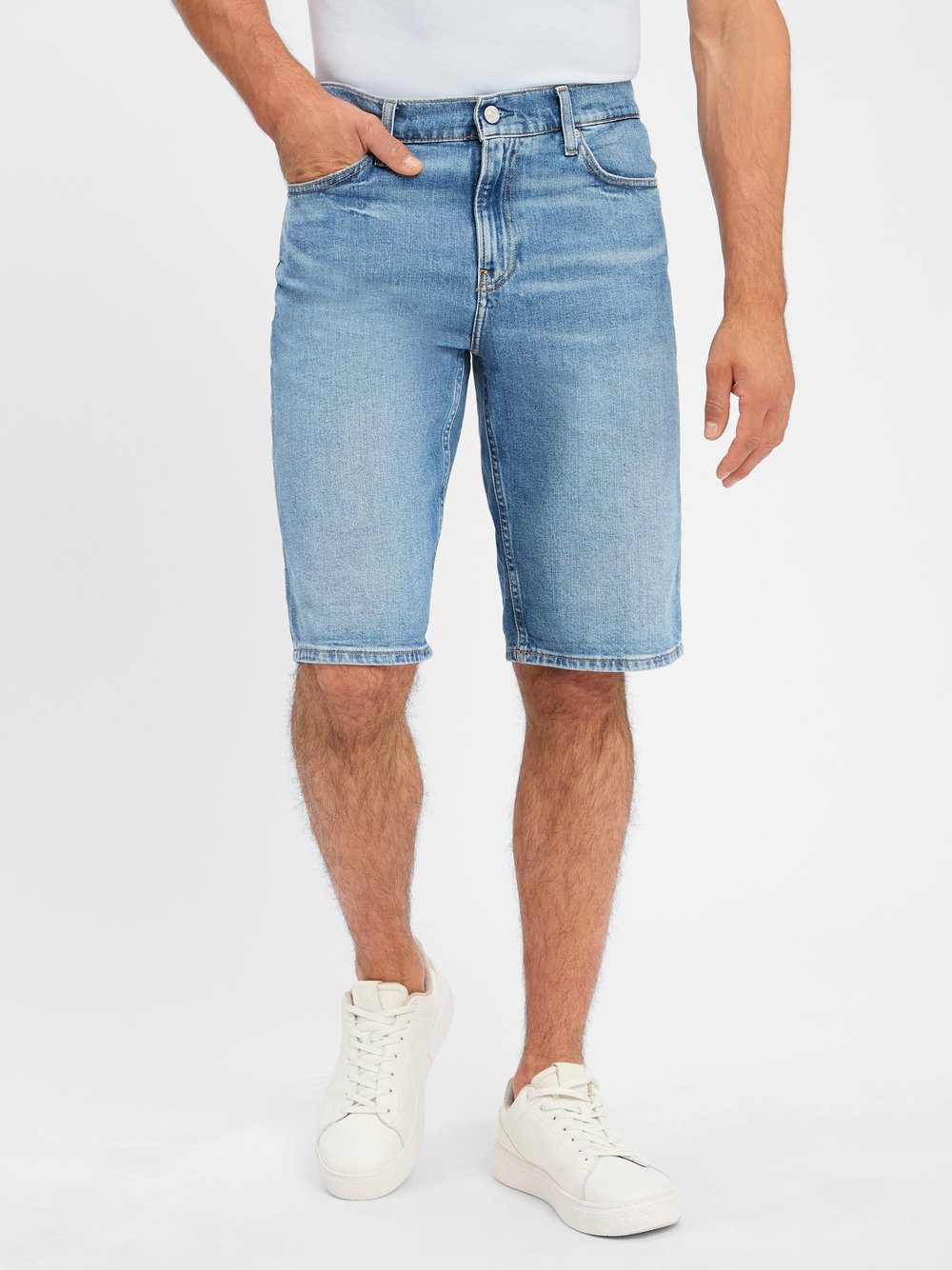 Calvin Klein Jeans Męskie szorty dżinsowe Mężczyźni Bawełna niebieski, 31