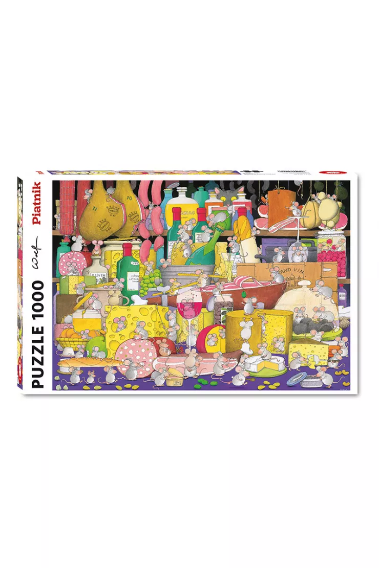 Puzzle 1000 el. Myszy harcują
