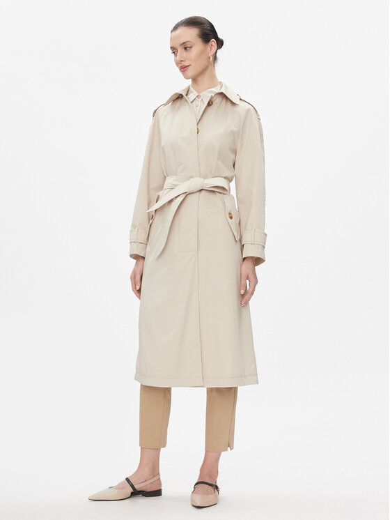 Marella Trencz Moritz 2413021021200 Beżowy Regular Fit