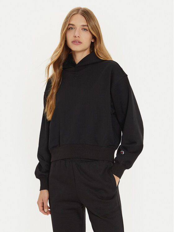 Champion Bluza 117539 Czarny Loose Fit