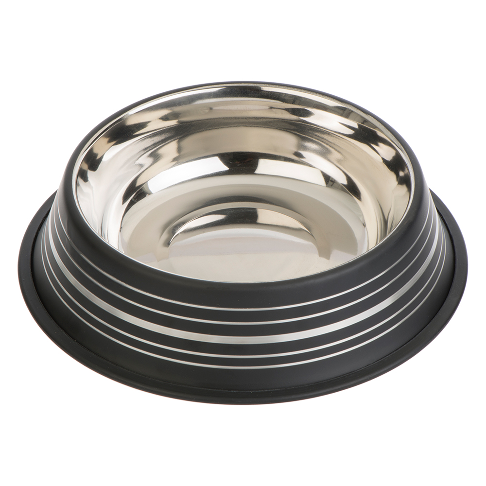 Silver Line miska ze stali szlachetnej, czarna matowa - 200 ml, Ø 15 cm miniaturka
