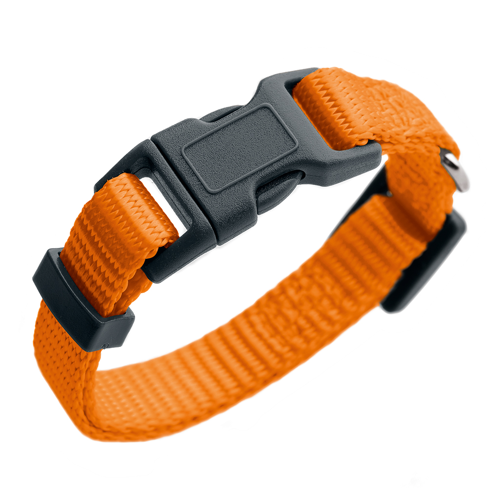 Obroża HUNTER London, pomarańczowa - Vario Basic, S, obwód szyi: 24-36 cm, szer. 10 mm miniaturka