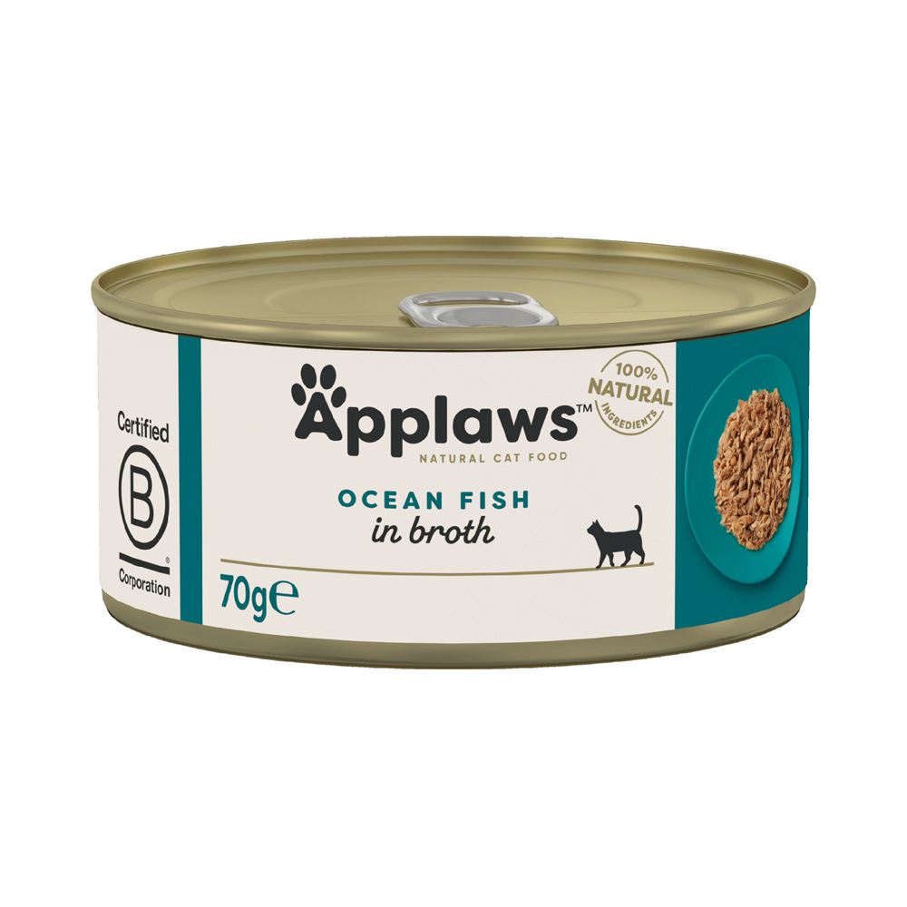 Megapakiet Applaws w bulionie, 24 x 70 g - Ryby oceaniczne
