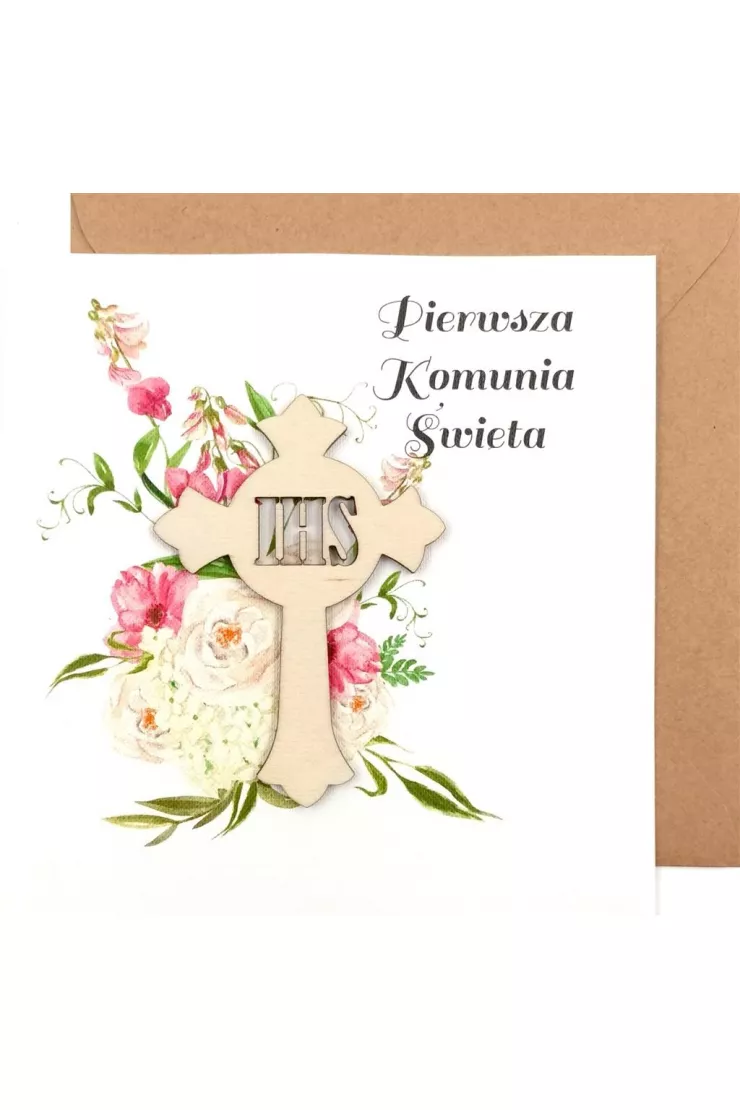 Kartka Pierwsza Komunia Święta