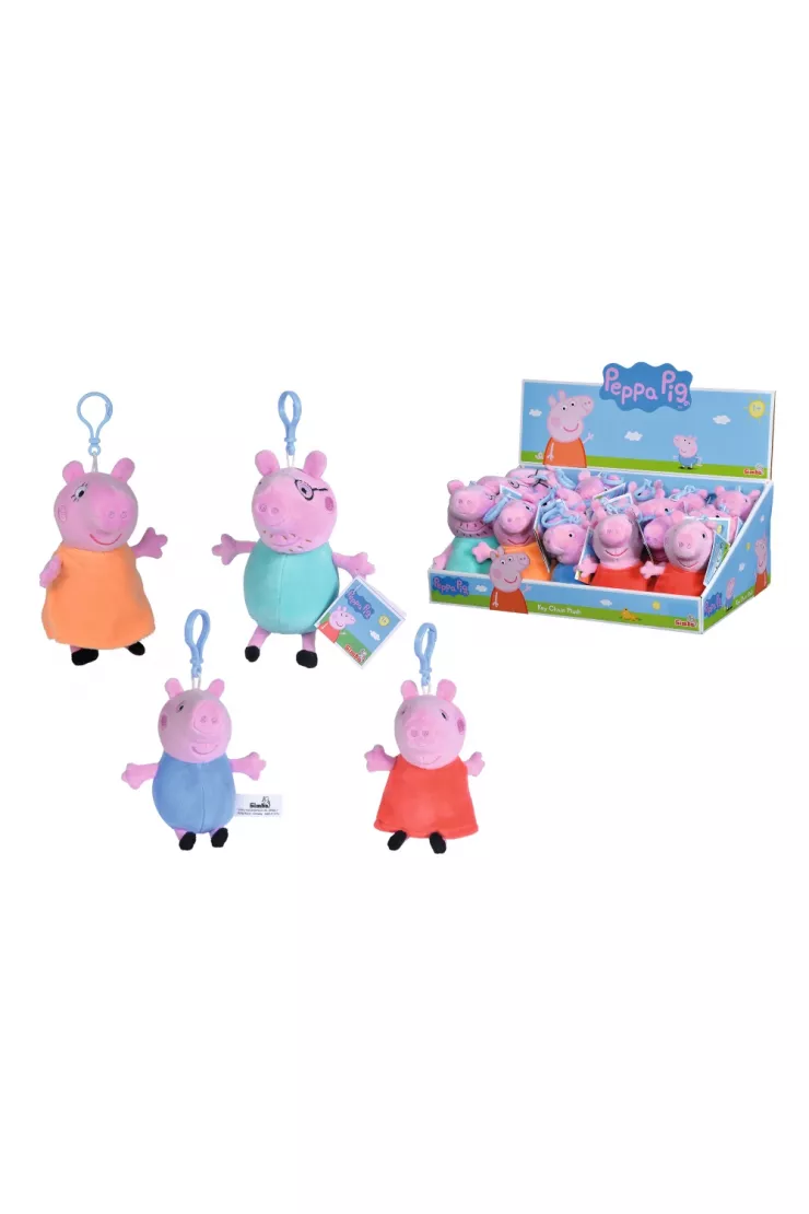 Brelok Świnka Peppa Plush mix