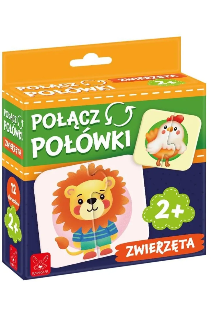 Połącz połówki. Zwierzęta