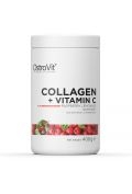 OstroVit Collagen + Vitamin C Raspberry Lemonade With Mint kolagen 400 g