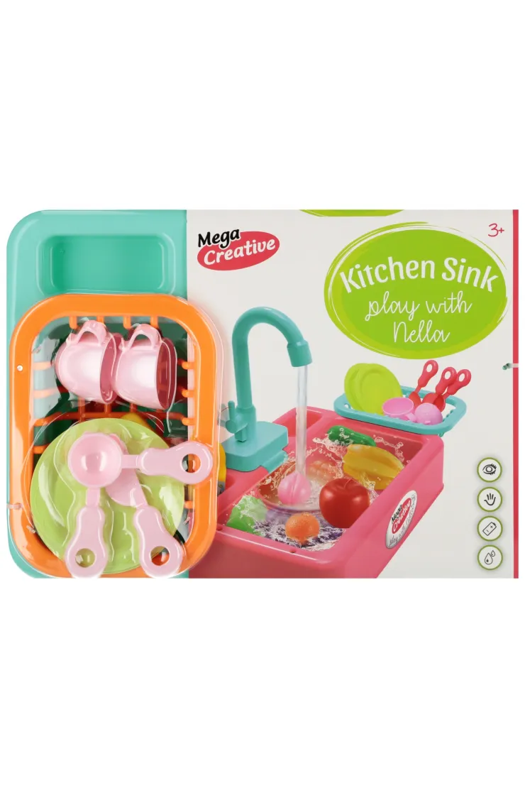 Zestaw kuchenny Nella zlew seledynowy plus akcesoria MEGA CREATIVE 549846