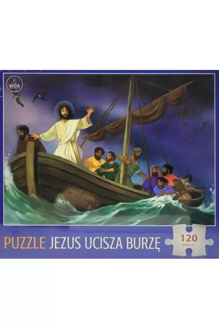 Puzzle 120 el. Jezus ucisza burzę