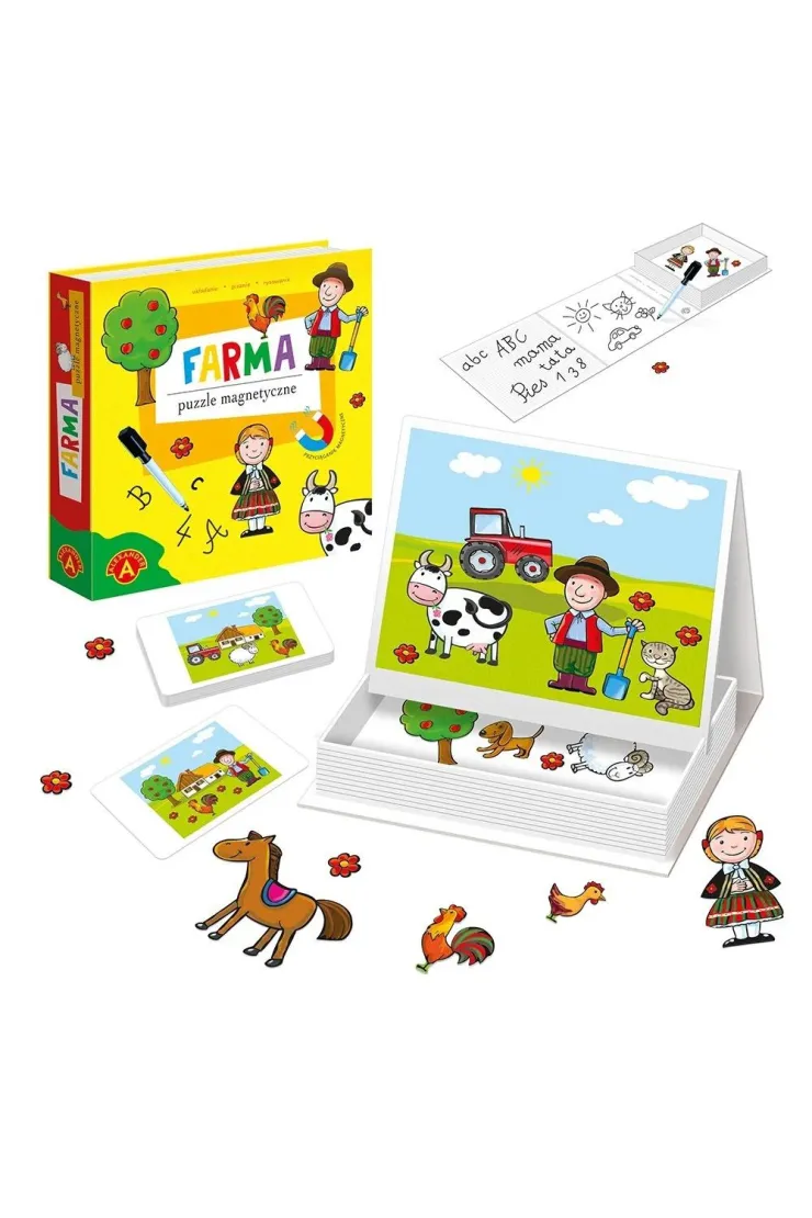 Puzzle magnetyczne Farma