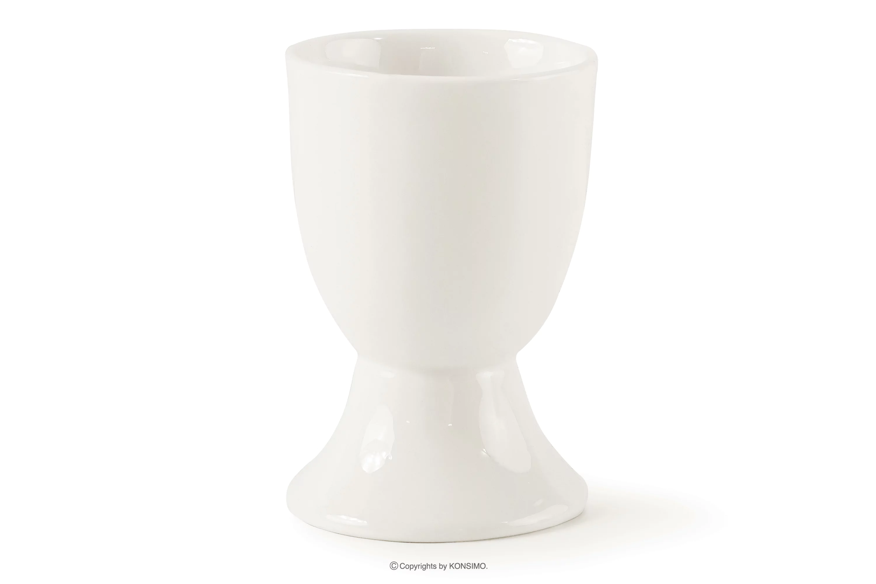 Kieliszek do jajka z twardej porcelany ecru AD BELLA miniaturka