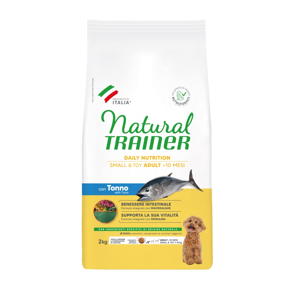 Natural Trainer Adult Small & Toy z tuńczykiem - 2 kg
