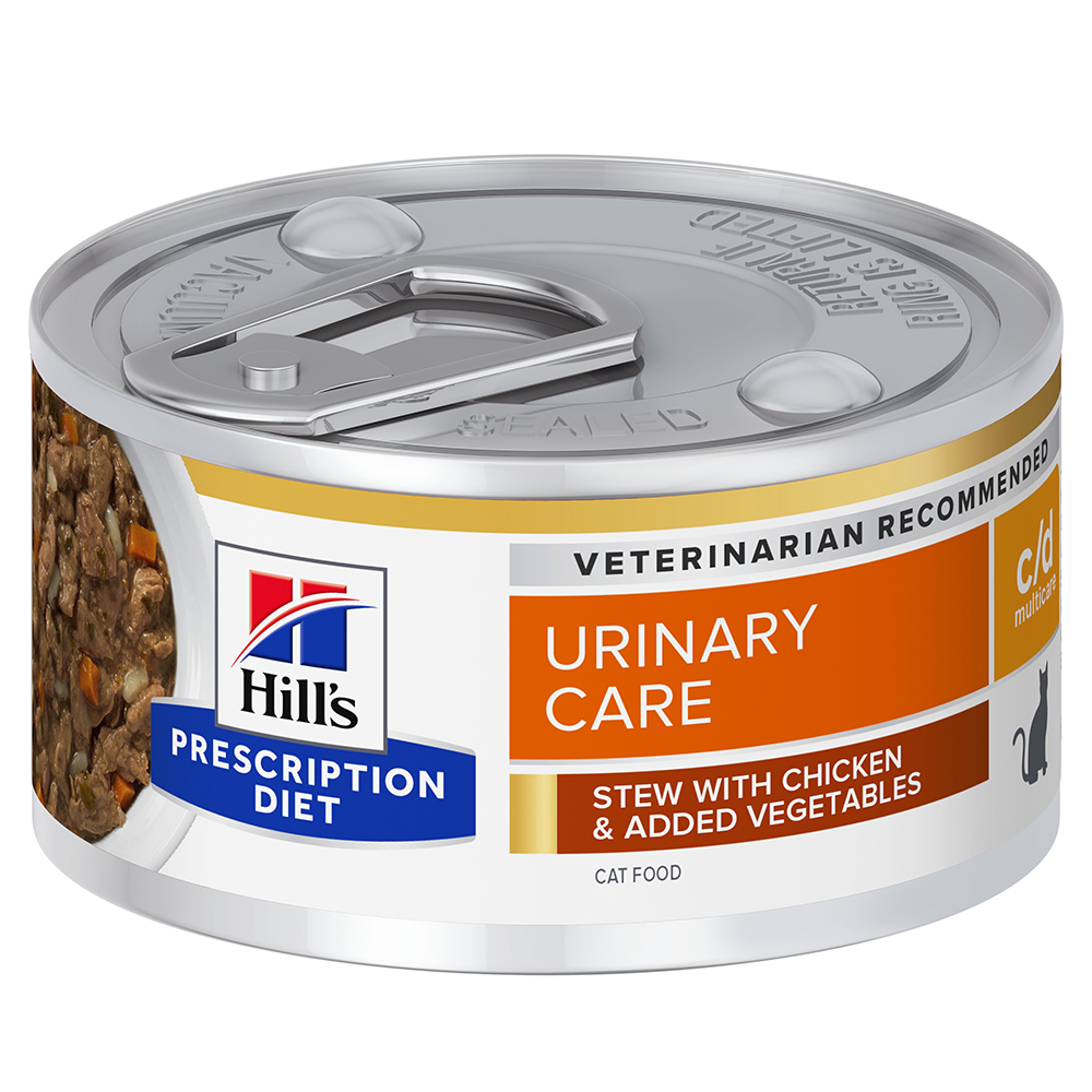 Hill’s Prescription Diet c/d Urinary Care, kurczak z warzywami - 12 x 82 g
