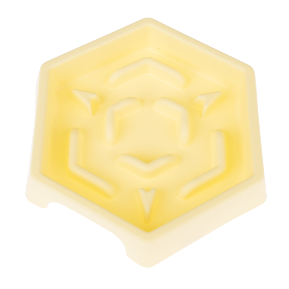 TIAKI Slow Feeder Yellow Hexagon - 450 ml miniaturka