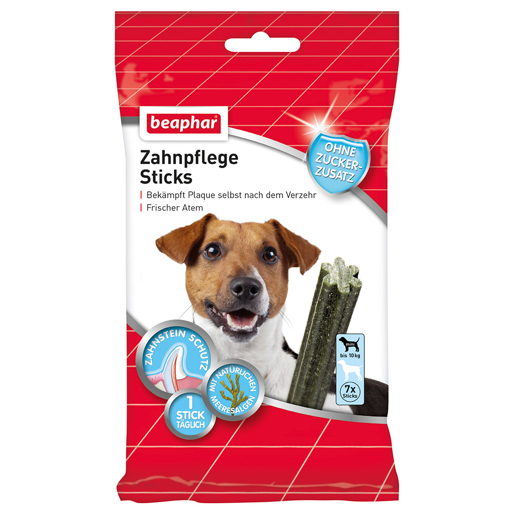 Beaphar Sticks, przysmak pielęgnujący zęby - Rozmiar S, 7 szt. miniaturka