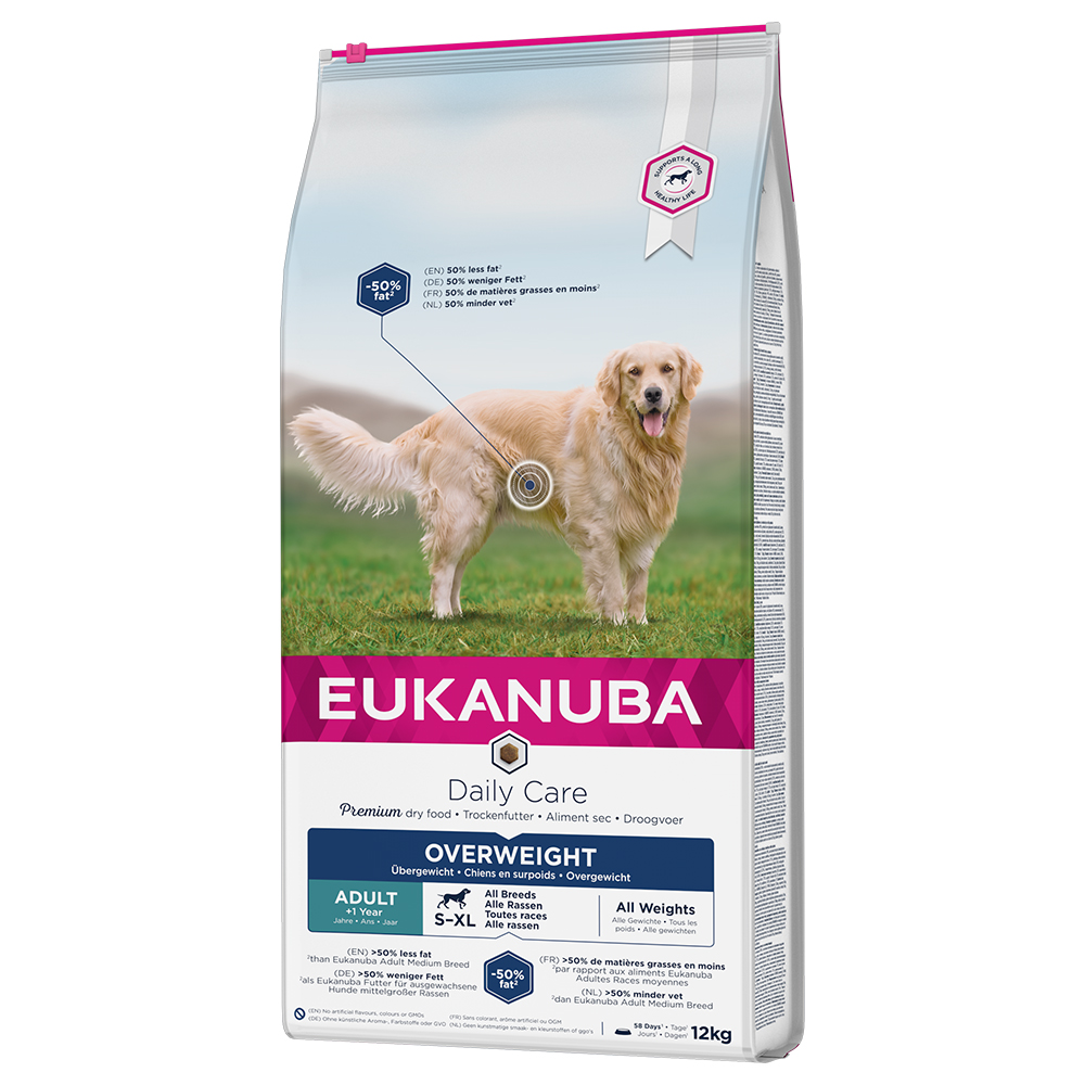 Eukanuba Daily Care Overweight Adult Dog - 2 x 12 kg