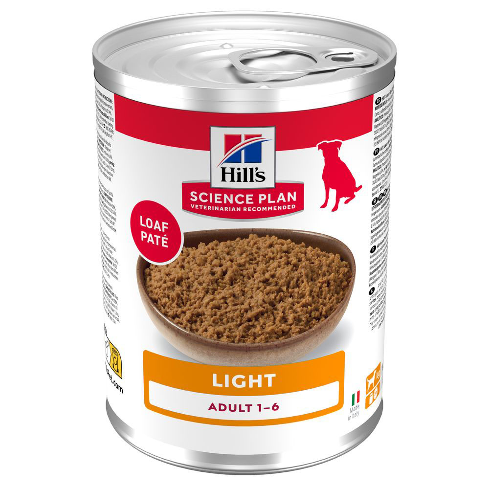 Hill's Science Plan Adult 1–6 Light - Kurczak, 24 x 370 g