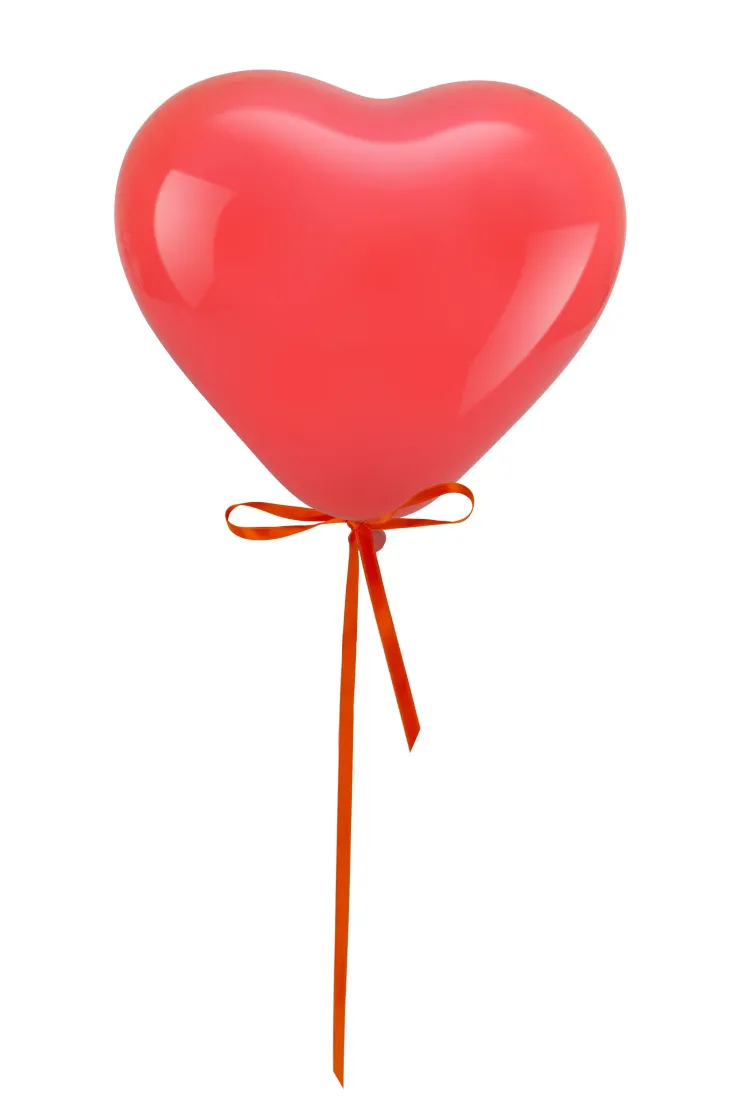 Balon w kształcie serca