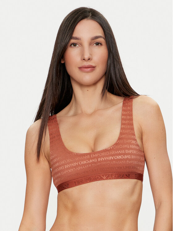 Emporio Armani Underwear Biustonosz top 164232 3F204 01656 Brązowy